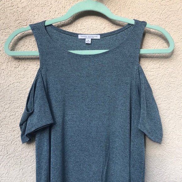 Green Envelope Tops - Green envelope Los angles top size medium
